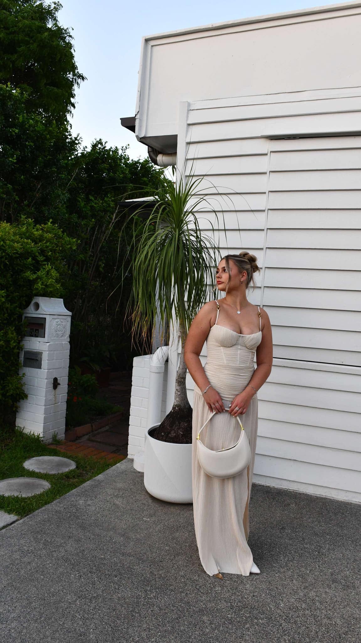 Double Time Pleat Maxi